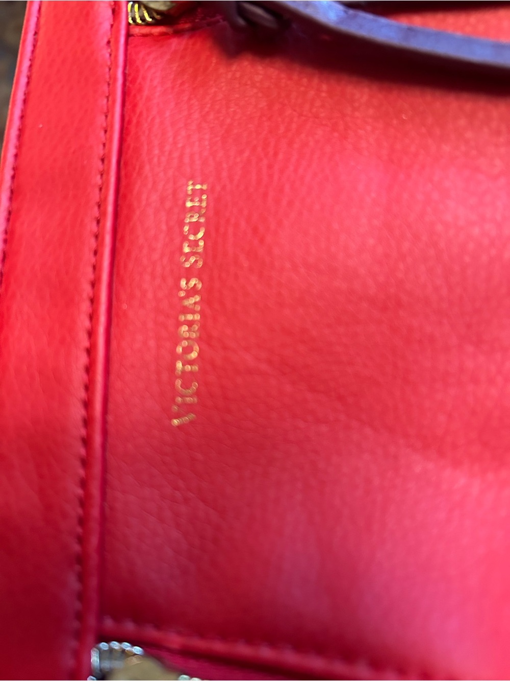 Victoria's Secret Red Women’s cosmetic pouch